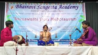 Saraswatim bhagavatim - Hamsavinodini - Misra Jhampe - Jayachamaraja Wodeyar - Sung by Vyzarsu Pran