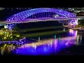 4k 타임랩스 통영 _ 통영대교 일몰 야경 데이투나잇. tongyeong bridge nightscape timelapse.