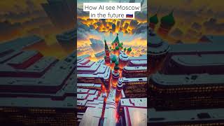 AI | How Moscow would look alike in 2100 | Cómo se parecería Moscú en el futuro