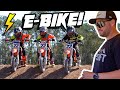 MINI E-BIKE SUPERCROSS!! Chad Reed & Chase Sexton Training!