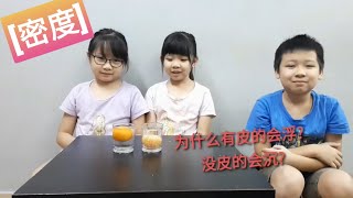 小小科学实验 - 【密度】物体在水中是浮还是沉？