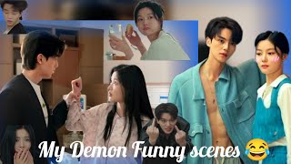 My Demon Funny moments 😂#trynottolaugh #mydemon #kdrama