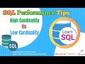 SQL Interview Questions — High Cardinality Vs Low Cardinality
