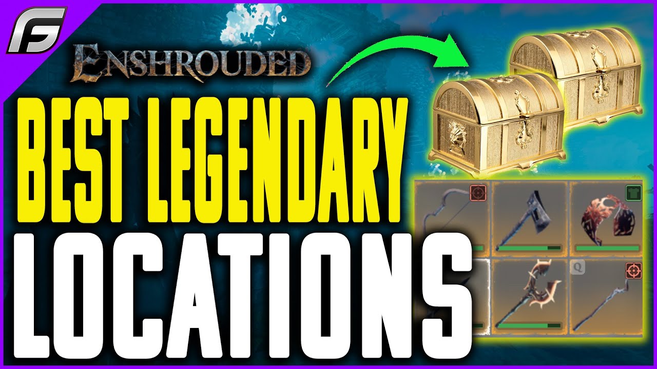 Enshrouded BEST And EASY LEGENDARY Weapons And Armor Farm Level 1 To 30 ...