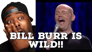 HE ALMOST MADE ME FALL OUT MY CHAIR !😂 BILL BURR- WHITE GUILT (REACTION VIDEO)