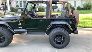 2001 Jeep Wrangler Sahara walk around