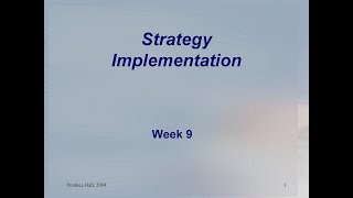 Strategic Implementation
