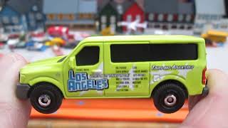 Nissan NV Van 2024 Mattel Matchbox Toy Diecast Unboxing and Review - L.A. - Los Angeles Bus Tours