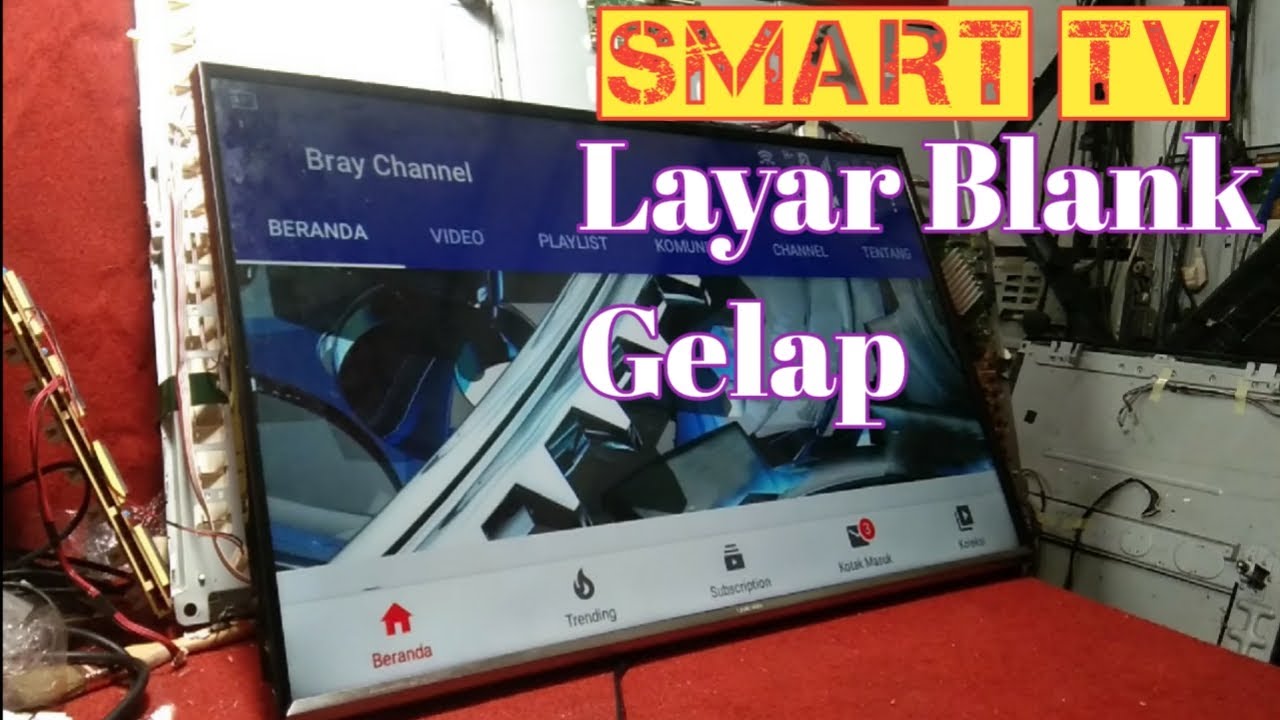 Cara Memperbaiki Tv Led Samsung Ada Suara Tidak Ada Gambar Blank Gelap ...