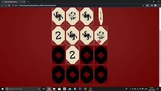 "Memory Card Game" using HTML, CSS and JavaScript-Part-1|CODE WITH NM