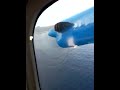 landing at e.t joshua airport in svg air twin otter