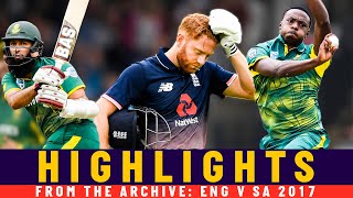 Rabada \u0026 Parnell Rip Through England Before Amla Class | Classic ODI | England v SA 2017 | Lord's