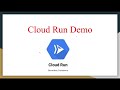 Cloud Run Demo | Deploying a Prebuilt Sample Container using Cloud Run | Google Cloud Platform 2021