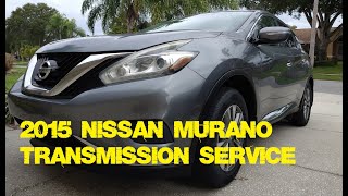 2015 Nissan Murano transmission service