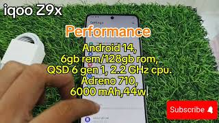 iQOO Z9x 5g Unboxing || Unboxing iQOO Z9x 5g Review  || New Best smartphone