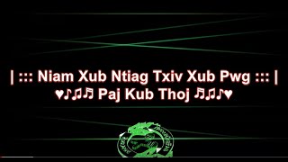 Niam Xub Ntiag Txiv Xwb Pwg Karaoke by Paj Kub Thoj