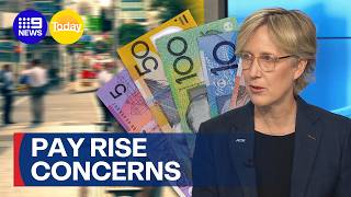 Inflation concerns over minimum wage pay rise | 9 News Australia