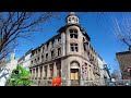 walk in old montreal saint paul street and promenade du vieux port 4k montreal