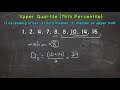 understanding the upper quartile math with mr. j