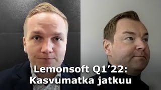 Lemonsoft Q1’22: Kasvumatka jatkuu