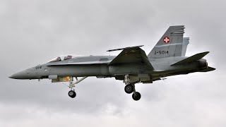 🇨🇭 Swiss F-18 Hornet Demo at Waddington Airshow.