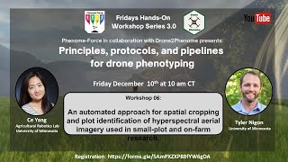 Fridays Hands-On - Spatial cropping and plot identification of hyperspectral aerial imagery