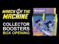 MTG March of the Machine Collector Boosters Box Opening (WotC Sponsored)