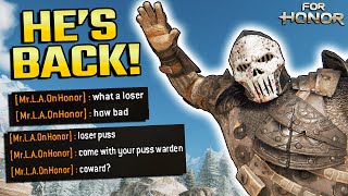 The Return of LuckyOnHonor! Most Famous Scripter | For Honor