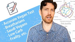 New Vegan Studies: Low Carb Weight Loss, Vegan Test, B12 Levels High?