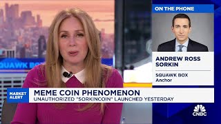 Andrew Ross Sorkin on the unauthorized launch of 'Sorkincoin'