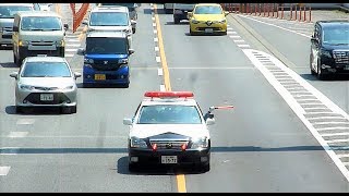 職人芸!!たった１台で首都高を制する警視庁180系クラウンパト Tokyo Police Highway unit TOYOTA CROWN