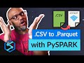 Convert CSV to Parquet using pySpark in Azure Synapse Analytics