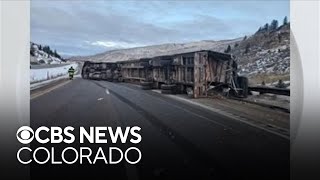 Westbound lanes of I-70 reopen in Colorado's mountains after crash