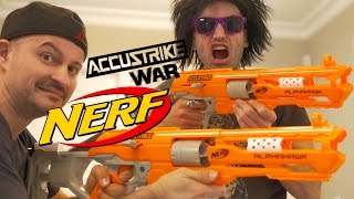NERF WAR: Nerf AccuStrike Blasters!