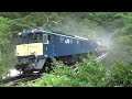 ef64横須賀線用e235系新津配給　霧に煙る清水トンネル出口