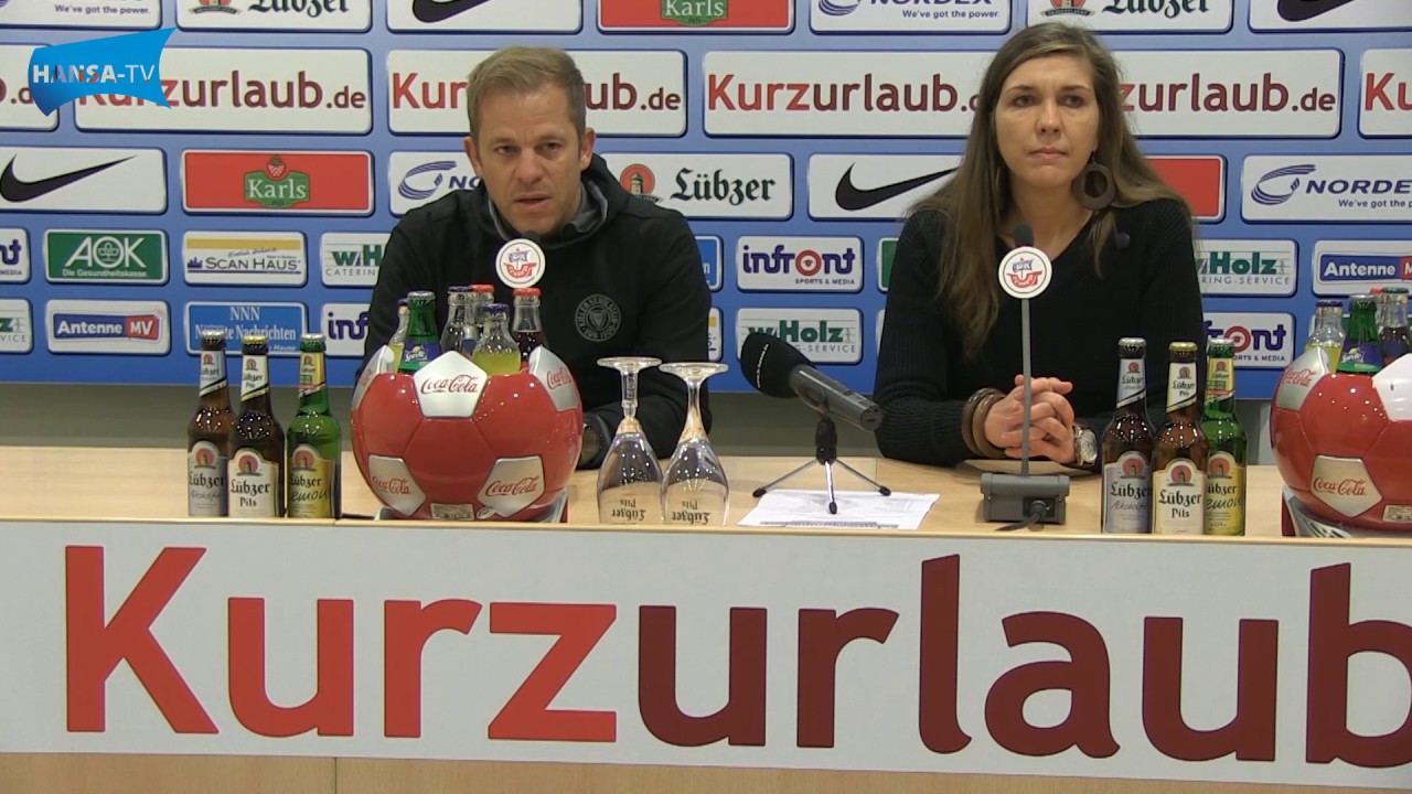 Die Pressekonferenz Nach Dem Heimspiel Gegen Holstein Kiel - YouTube