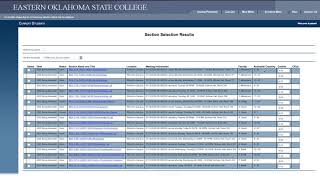 EOSC Enrollment Tutorial for WebAdvisor