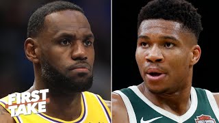 LeBron or Giannis: Who is leading the NBA MVP race? | First Take