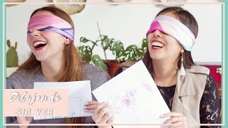 Dibujando sin ver Ft. Pochi Salgado | Carolina Llano Dibujando sin ver Ft. Pochi Salgado | Carolina Llano