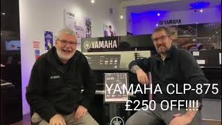 £250 OFF | YAMAHA CLP-875 | RIMMERS MUSIC - THE PIANO PEOPLE