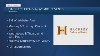 Hackley Library November events
