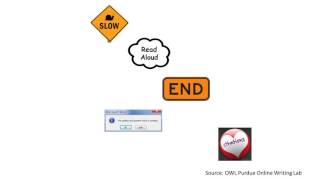 Finalizing Your Work