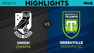 5.24.2023 | Union Omaha vs. Greenville Triumph SC - Game Highlights