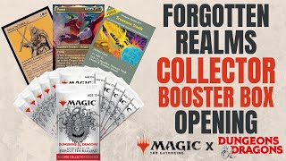 Forgotten Realms Collector Booster Box Opening - MTG D\u0026D Crossover!