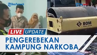 Penggerebekan Kampung Narkoba di Ogan Ilir, Polisi Sita Alat Hisap Sabu dan Ratusan Botol Miras