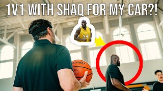 @SHAQ vs. Jimmie Johnson: Free Throw Challenge \u0026 #Daytona500 Car Reveal!