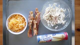 Quick Bacon Ranch Chicken Club Roll Ups