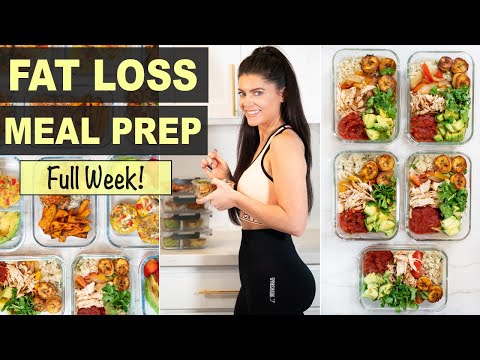 NEW! SUPER EASY 1 WEEK MEAL PREP FOR WEIGHT LOSS | Healthy recipes for fat loss