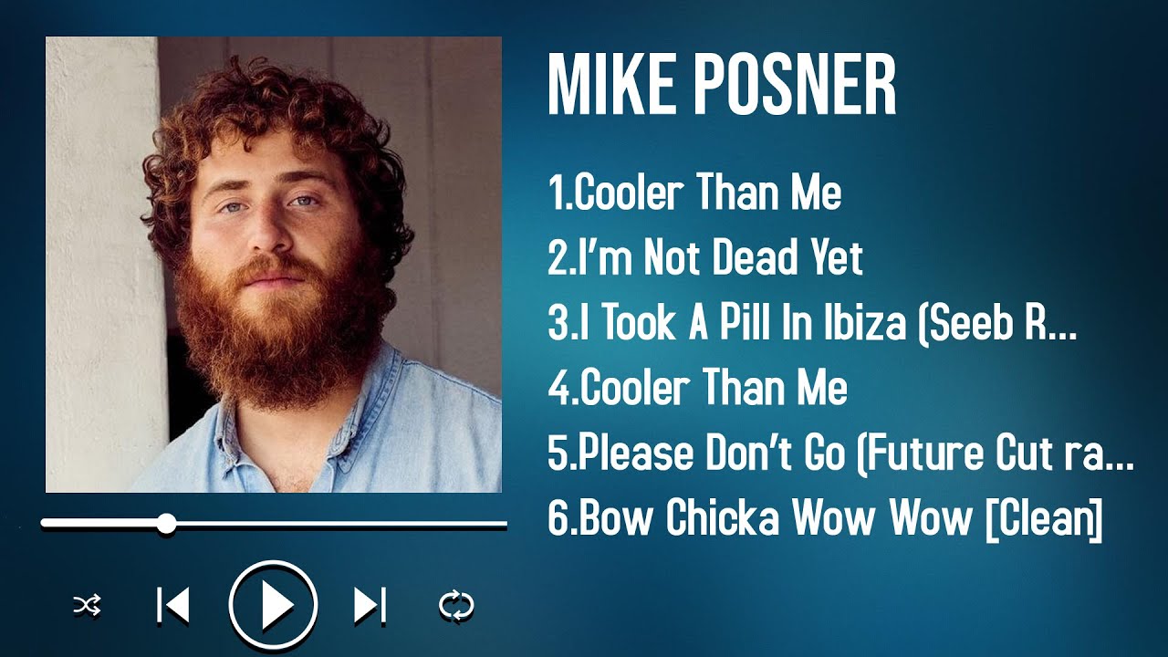 Best Of Mike Posner 2025 Playlist All The Latest Hits In One Video