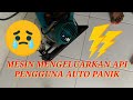 Cara perbaiki mesin gergaji potong mengeluarkan percikan api pada col